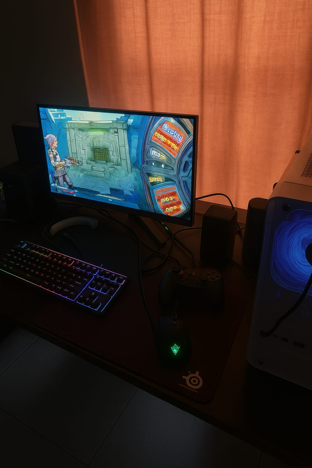 Alex Rivera's gaming setup